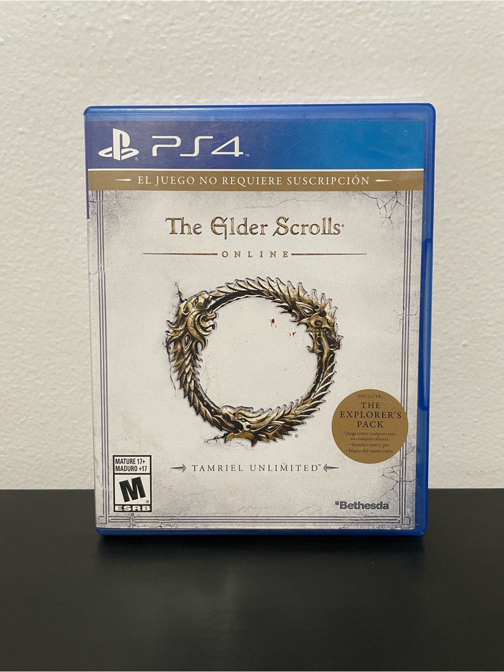 Elder Scrolls Online Tamriel Unlimited PS4 PlayStation 4 CIB Video Game 2015